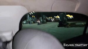 latina brunette in an intriguing interracial amateur scene with filming