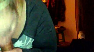 Chelsey enjoys a great homemade blowjob session with big tits
