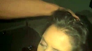 Veronica, the gamer girl, enjoys her friend's big black cock in her mouth for a cumshot.