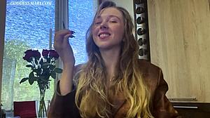 jerk off now while i smoke my cigarette, russian goddess commands