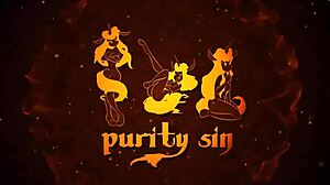 this avatar hentai has the brunette lesbian giving a sexy blowjob in the four elements trainer part 3.