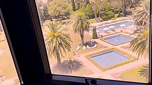 Argentinian Babe Sucks Cock in Hotel