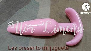 Flor Limeña Playing With An Anal Plug In Her Ass