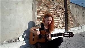 first porn of argentine singer katrina punk - menage with couple kellenzinha deep anal squirt and face fuck 😈