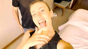 Argentinian Babe Sucks Cock in Hotel