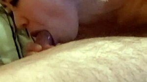 Japanese Girl Gives Intense Blowjob