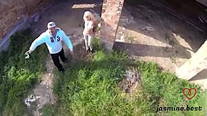 Finnish Girl Gets Creampied Outdoors