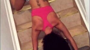 Kara Chase Twerking Flexibly While Rich Kimble Plays with Her Toes 😍