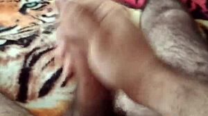 Intense Solo Pleasure Builds to Emotional Release