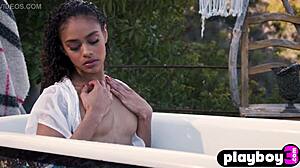 amazing black teen scarlit scandal poses hot.