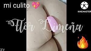 Flor Limeña Playing With An Anal Plug In Her Ass