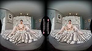 Solo Teen 18+ Brunette Lana Tylor Is Masturbating In Vr