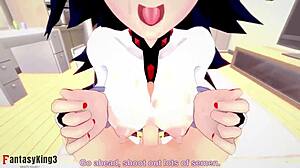 kayama nemuri from boku no hero gets boobjob and doggystyle fucking