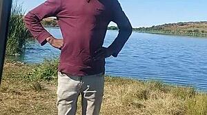 Lilpuddingbowls Licks Monster Cock Publicly