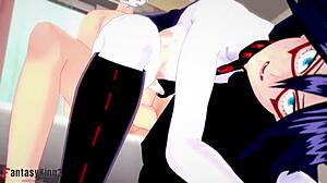 kayama nemuri from boku no hero gets boobjob and doggystyle fucking