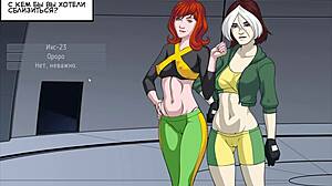 College girls bathe and kiss in compilation