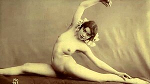 Hairy Pussy Explored In Vintage Steam Age, Retro Blowjob Delight