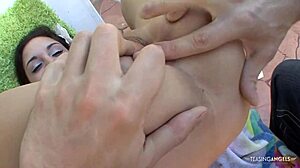 This Skinny Brunette Is Cute But Super Dirty As She Likes It In The Ass