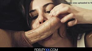 horny dude banging tight babe with big cock