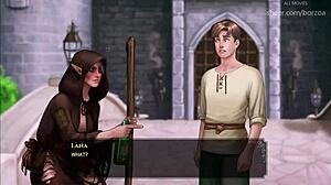 Wal 8 - his first sex ever is coming true after she saw his 26 cm cock and get an instant wet pussy