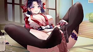 Wow! Evelyn's bunny cosplay riding is wild!