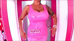 claire dames deepthroats huge cock pov and swallows 😲