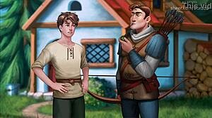 Wal 8 - his first sex ever is coming true after she saw his 26 cm cock and get an instant wet pussy