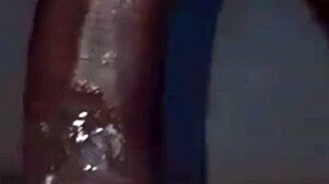 I pleasure the black security guard until he cums inside me.