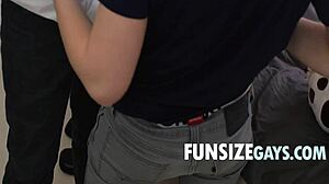 Petite Twink Eli Takes King-Size Dr Wolf in Raw Anal Action