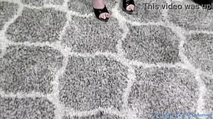 Behind the scenes interview with Nova Blaidd in bikini and heels