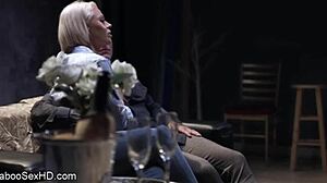 The photographer lady fucks her client right after the session