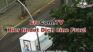 German chubby mom tries real dating casting in Berlin