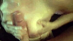 cute 18 year old latina sucking boyfriend's cock in pov