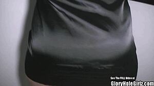 glory hole perky tits pretty pussy cock sucker