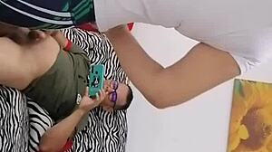 this mature woman won't let me work anymore. she wants me to give her cock all the time.