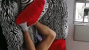 this mature woman won't let me work anymore. she wants me to give her cock all the time.