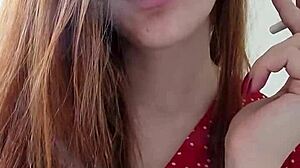 Alice Smoking With Red Hair