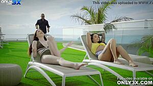 Can Mia And Nilla Handle Chad's Huge Cock?