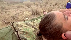 ginger b tans under high desert sun