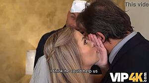 VIP4K Bride Lucky Bee Learns Hot Fucking in Stockings Class! 😍