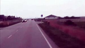 British exhibitionist pissing outdoors. Fingering masturbation with toys