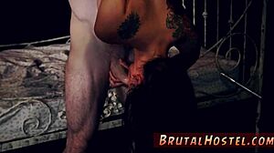 One day slave and blonde in bondage with tiny latina teen Gina