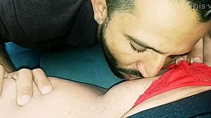 Professora gets a MASSAGE and sucks JOSEPH BRITADEIRA's big cock