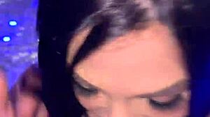 big booty babe mona azar. huge tits in bts scene