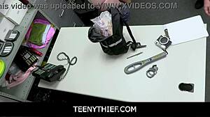 teeny thiefs maya farrell and aria carson caught stripping in shop