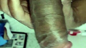 Caught sister's husband jerking off, gave him my ass.