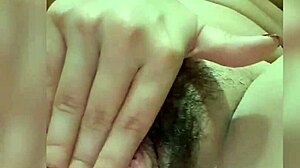 Getting wet in the bathroom while masturbating 😊