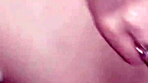 hot blonde in pink stockings enjoys webcam show