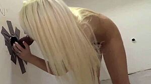 Blonde Engages in Interracial Encounter