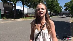 Small slut lady bug hard fucked on a pool table